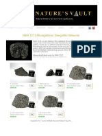 NATURE'S VAULT - NWA 7272 Microgabbroic Shergottite Meteorite