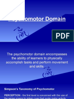 Psychomotor Domain