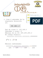 Tarea - Direccionamiento