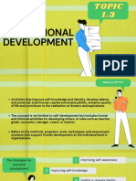 Professional Development Activities that Improve Self-Knowledge