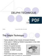 Delphi Technique: By-Sunil Kumar I.A.B.M.,Noida