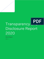 2020 Transparency and Disclosure Report - Pillar 3
