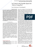 Precision Motion Control With Variable Speed AC Drives Using PLC