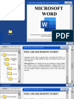 Microsoft Word: Computer Fundamentals and Programming