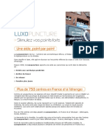 La Luxopuncture DOSSIER PRESSE