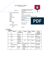 Daftar Riwayat Hidup