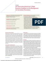 2018 American Heart Association-American College of Cardiology-Multisociety Guideline on the Management of Blood Cholesterol–Secondary Prevention