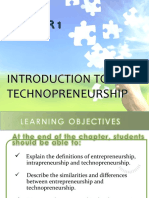 Introduction To Technopreneurship