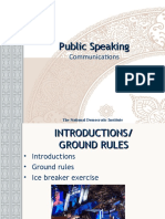 Public Speaking Techniques and Best Practices