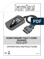 Eobd Engine Fault Code Reader: Operating Instructions