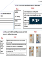 Worksheet On Transformation Geometry Lesson 8 PDF