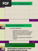 Measures of Dispersion: Slide 1