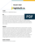 Project Brief: Client Lightbulb Co. - Lightbulblearning - Co Bio