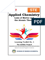 Applied Chemistry Week 1