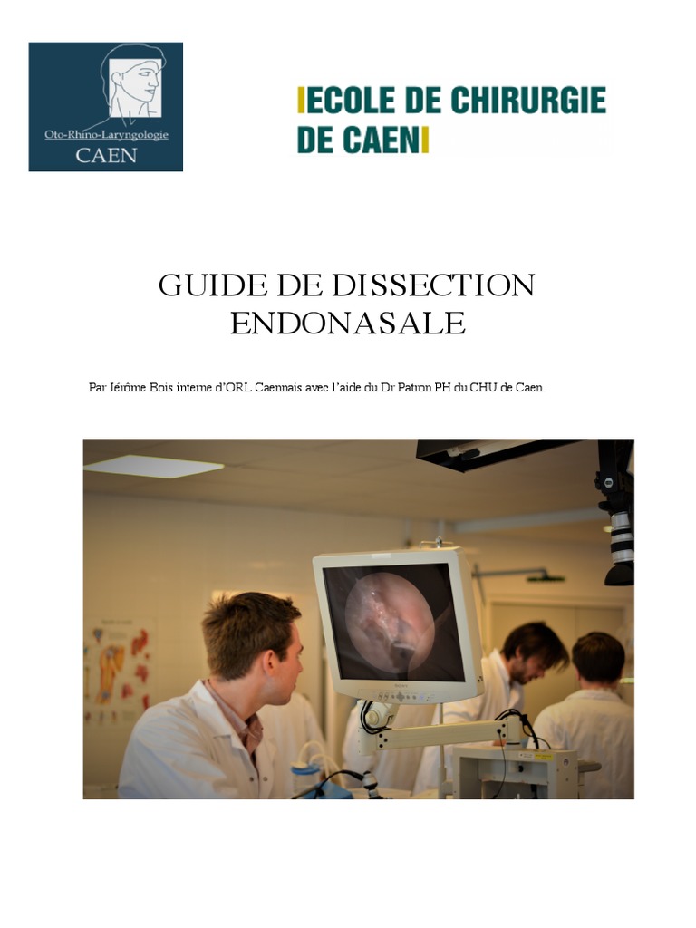 Guide de Dissection Endonasale ORL | PDF | Anatomie humaine | Tête et ...