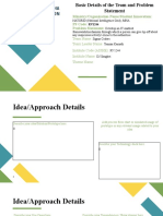 Idea Presentation Format - SIH 2022 - College