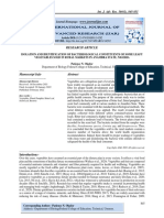 Isolation and Identification of Bacteriological Constituents of Some Leafy Vegetables Sold in Rural Markets in Anambra State, Nigeria