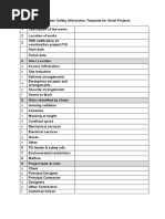 Pre-Construction Information Pack Template | PDF | Safety ...