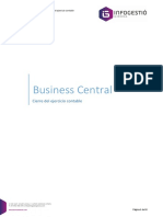 Business Central - Guía para cierre contable y libros oficiales