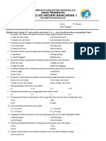 Soal UAS PJOK Kelas 6 SD Edit PDF