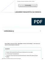 Como Fazer Uma Anamnese Farmacêutica Na Farmácia - Clinicarx