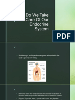 How Do We Take Care of Our Endocrine System