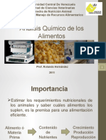 Análisis Químico de Los Alimentos