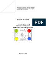 Análisis de Panel para Variables Categóricas Maletta H. 2012