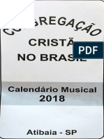 Calendário Musical 2018