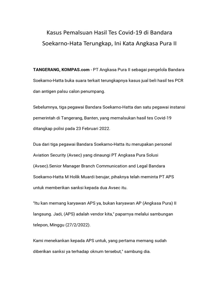 Kasus Pemalsuan Pdf