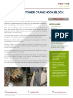 Case Study - Fall of Tower Crane Hook Block