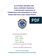 Clinical Report of DR. Md. Murshidul Ahsan On E.coli &amp Salmonella