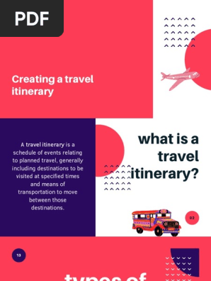 Creating a Travel Itinerary
