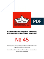 Balkanski Književni Glasnik Br. 45