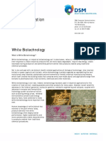 Press Information: White Biotechnology