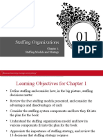 HRM3023 Chapter 1 - Staffing Models and Strategy