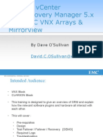 Vmware Vcenter Site Recovery Manager 5.X With Emc VNX Arrays & Mirrorview