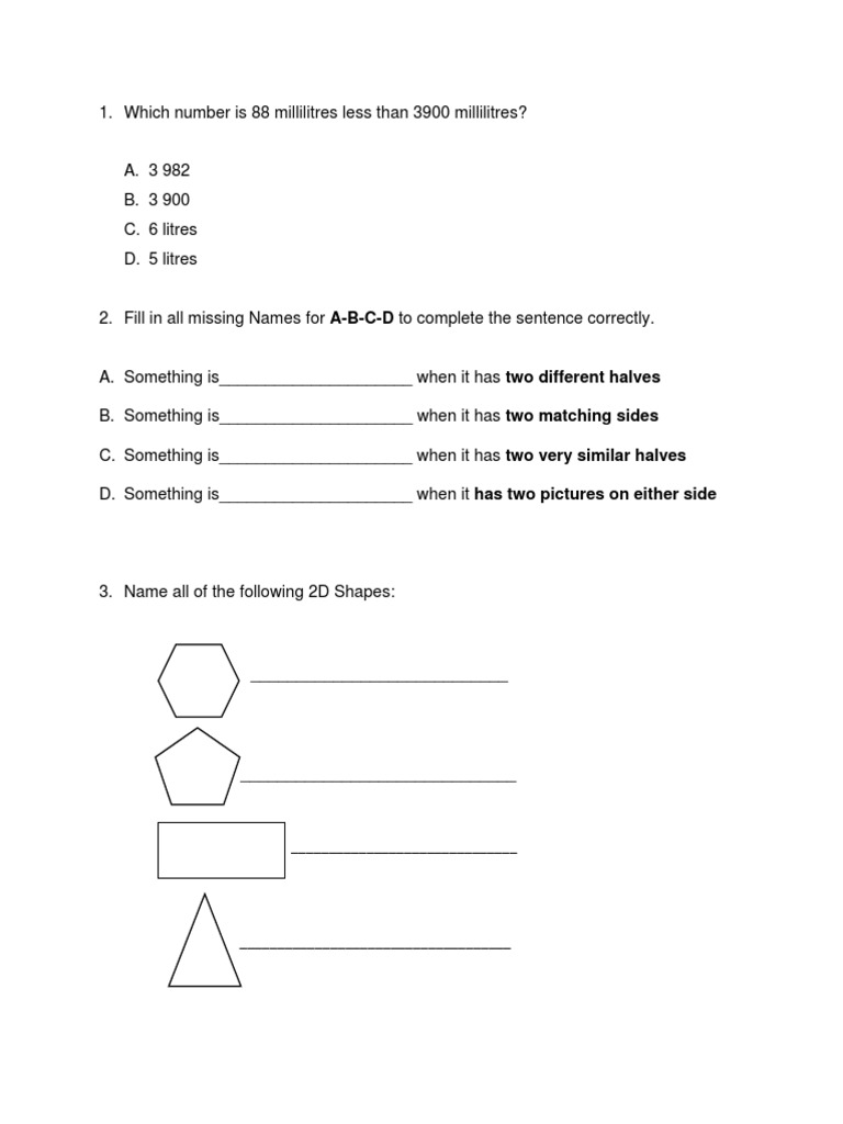 jASMINE tEST PDF Litre