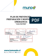 SSO-CORP-PG-06 Plan de Emergencia Casa Matriz - JUNIO 2019 - Rev.00