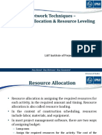 Resource Allocation & Resource Levelling