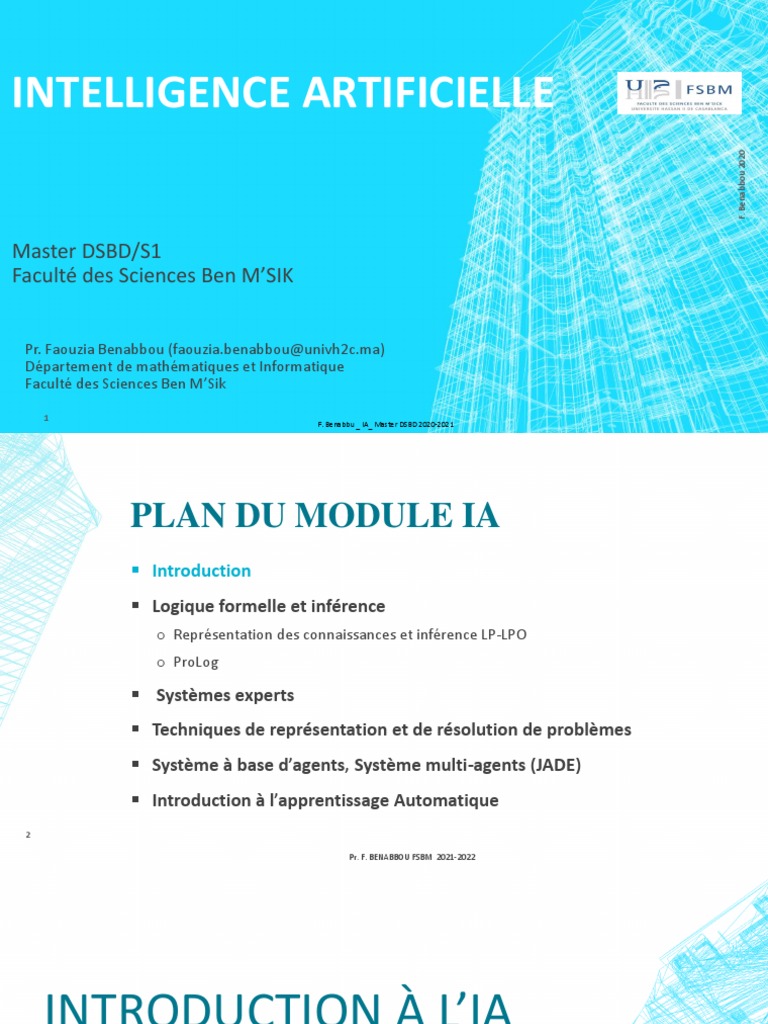 Introduction à l'Intelligence Artificielle | PDF | Intelligence ...