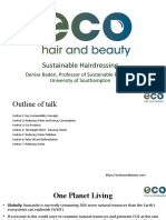 Presentation On Sustainable Hairdressing For Trainers