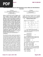 Fault Analysis in Unbalanced Radial Distribution System Without and With Distributed Generator