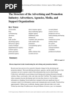 CHAPTER 2 - The Structure of The Advertising and Promotion