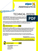 Technical Riders - Tipex (X Management) - New