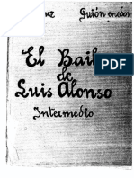 EL BAILE DE LUIS ALONSO -INTERMEDIO- (ZARZUELA)
