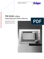 Drager Patient Monitor PM8060 User Manual