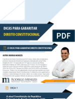 Ebook 25 Dicas para GABARITAR Direito Constitucional - Versão 2021.2