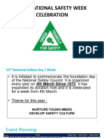 Safety Week Planner - 2022
