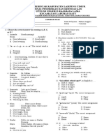 SOAL BAHASA INGGRIS - Kelas 5